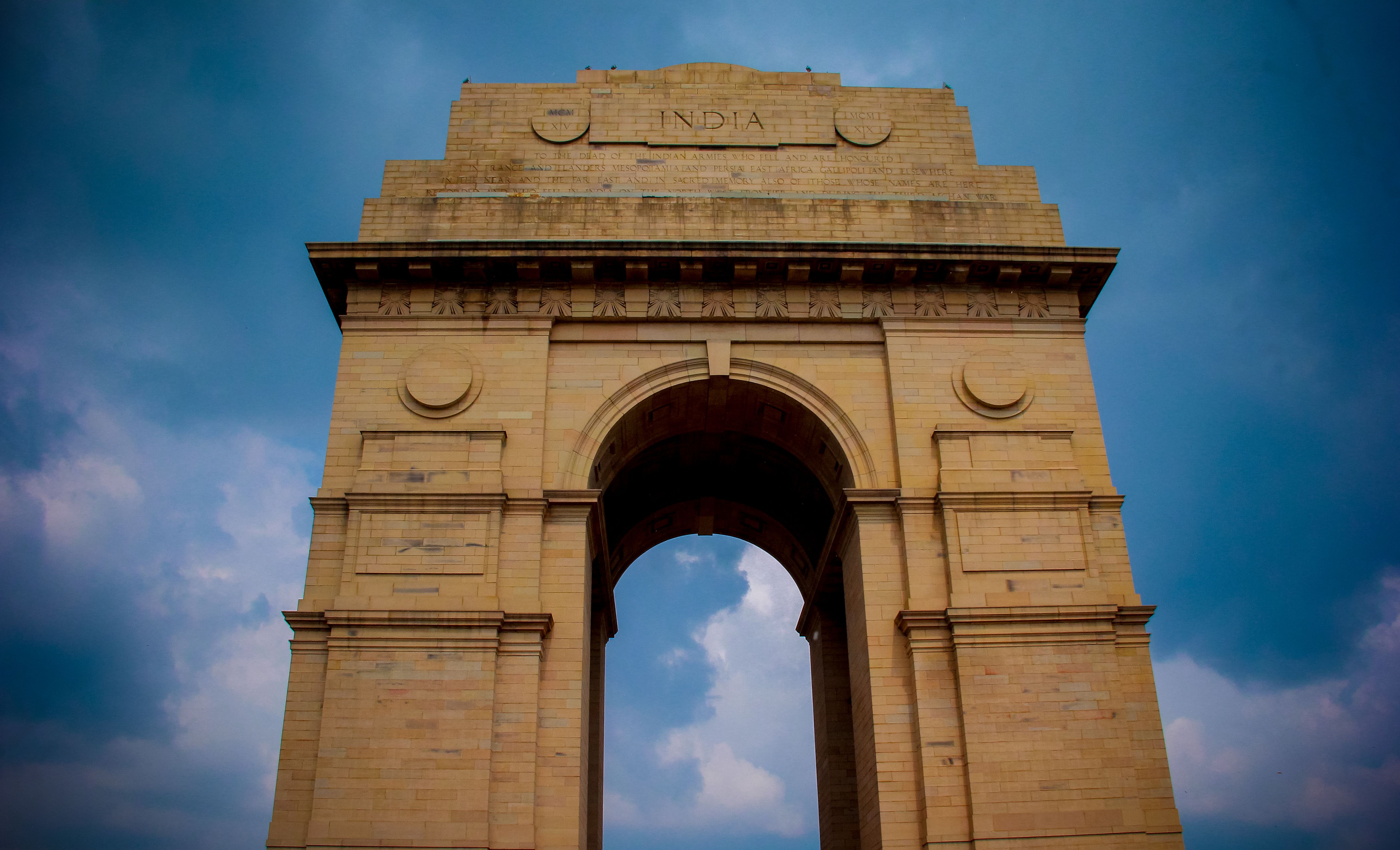 La porte de l’Inde (India Gate) à New Delhi