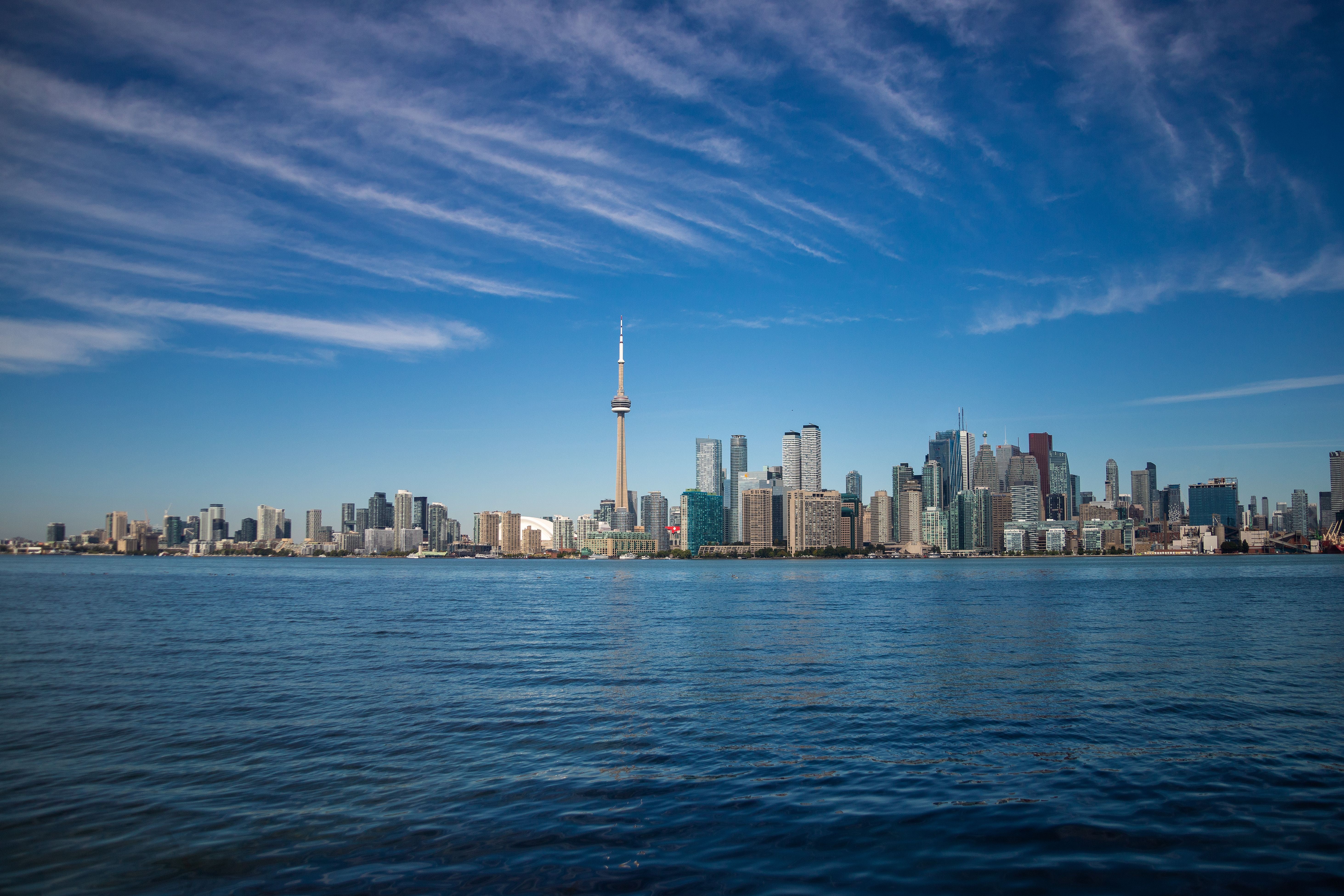 La tour CN et les gratte-ciel de Toronto